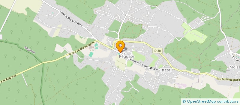 localisation de l'entreprise LES AMIS DU MOULINS DE REGUSSE à REGUSSE