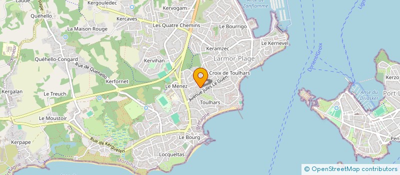 localisation de l'entreprise LES AMIS DU MULET  LARMOR-PLAGE