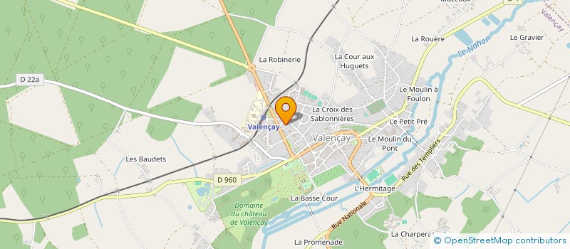 localisation de l'entreprise LES AMIS DU MUSEE AUTOMOBILE VALENCAY à VALENCAY