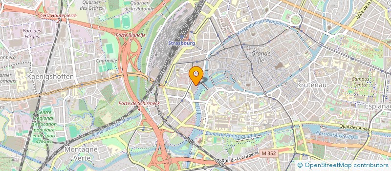 localisation de l'entreprise LES AMIS DU MUSEE D'ART MODERNE ET CONTEMPORAIN DE STRASBOURG à STRASBOURG