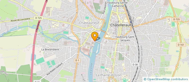 localisation de l'entreprise LES AMIS DU MUSEE DE CHATELLERAULT  CHATELLERAULT