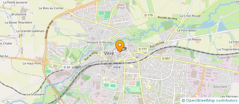 localisation de l'entreprise LES AMIS DU MUSEE DE L'ABEILLE VIVANTE à VITRE
