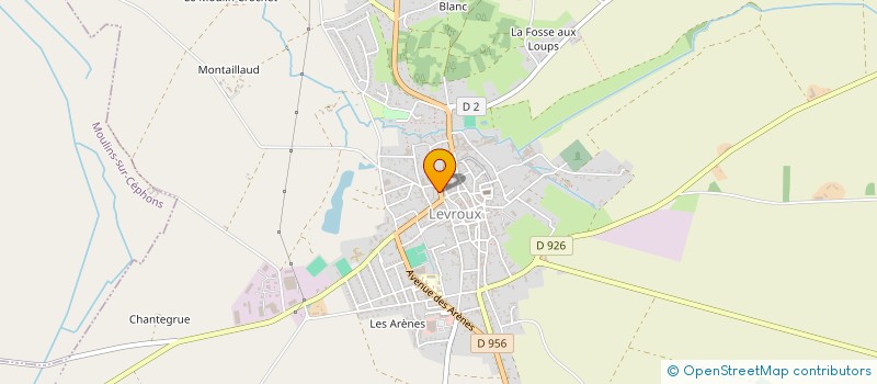 localisation de l'entreprise LES AMIS DU MUSEE DU CUIR ET PARCHEMIN à LEVROUX