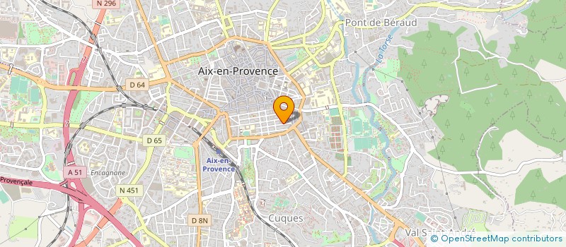 localisation de l'entreprise LES AMIS DU MUSEE GRANET ET DE LOEUVRE DE CEZANNE à AIX-EN-PROVENCE