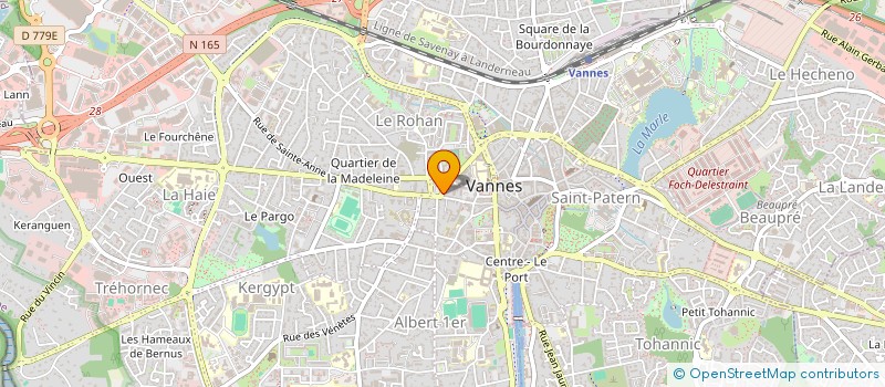 localisation de l'entreprise LES AMIS DU MUSEE GUILLAUDOT à VANNES