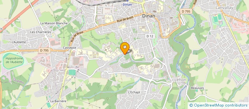 localisation de l'entreprise LES AMIS DU MUSEE REMEMBER 1939-1945  DINAN