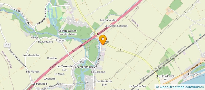 localisation de l'entreprise LES AMIS DU MUSEE VAN OEVEREN à MEUNG-SUR-LOIRE