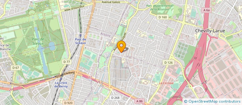 localisation de l'entreprise LES AMIS DU MUSETTE - L'HAY MUSETTE  L'HAY-LES-ROSES