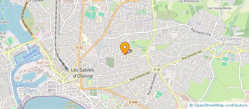 localisation de l'entreprise LES AMIS DU NOURA à LES SABLES D'OLONNE