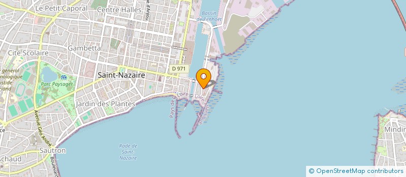 localisation de l'entreprise LES AMIS DU P'TIT MAROC  SAINT-NAZAIRE