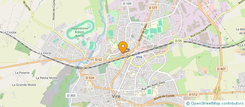 localisation de l'entreprise LES AMIS DU PAIN  VIRE NORMANDIE