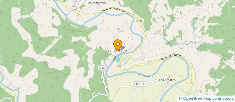 localisation de l'entreprise LES AMIS DU PAPIER  SAINT-IZAIRE