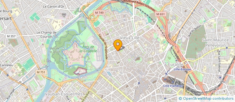 localisation de l'entreprise LES AMIS DU PARADIS à LILLE