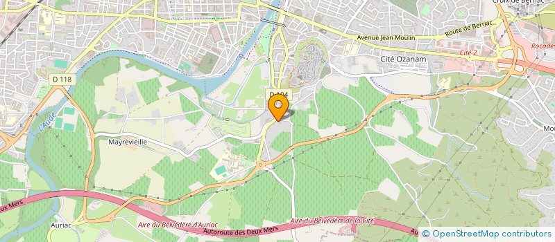 localisation de l'entreprise LES AMIS DU PARC à CARCASSONNE