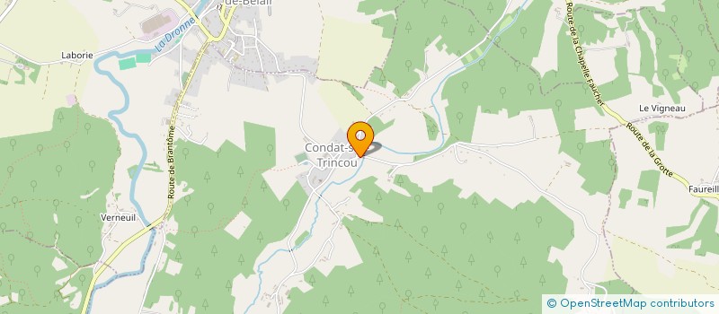 localisation de l'entreprise LES AMIS DU PARC DU TOURON  CONDAT-SUR-TRINCOU