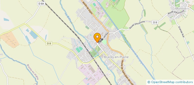 localisation de l'entreprise LES AMIS DU PARC MAGNIN  BRAZEY-EN-PLAINE