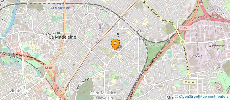 localisation de l'entreprise LES AMIS DU PARC SAINT MAUR à LILLE