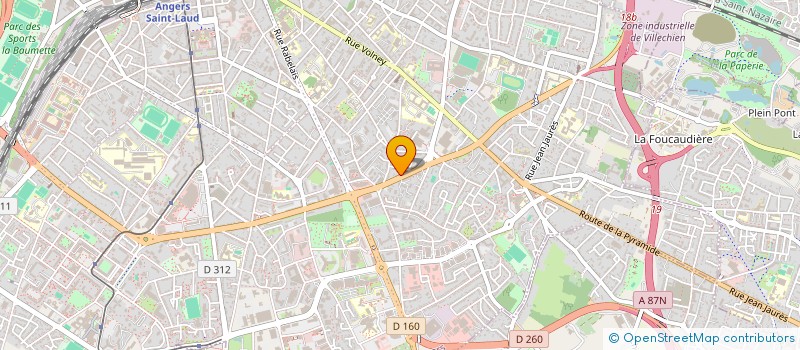 localisation de l'entreprise LES AMIS DU PARPAING à ANGERS