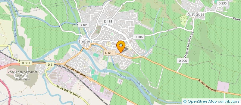 localisation de l'entreprise LES AMIS DU PARTI OUVRIER INDEPENDANT à TREBES