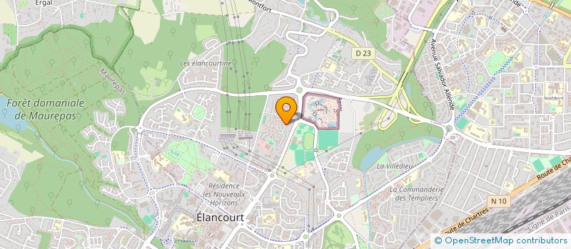 localisation de l'entreprise LES AMIS DU PASSE D'ELANCOURT à ELANCOURT