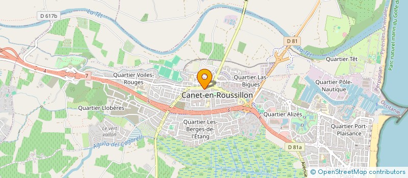 localisation de l'entreprise LES AMIS DU PATRIMOINE CANETOIS ET MEDITERRANEEN à CANET-EN-ROUSSILLON