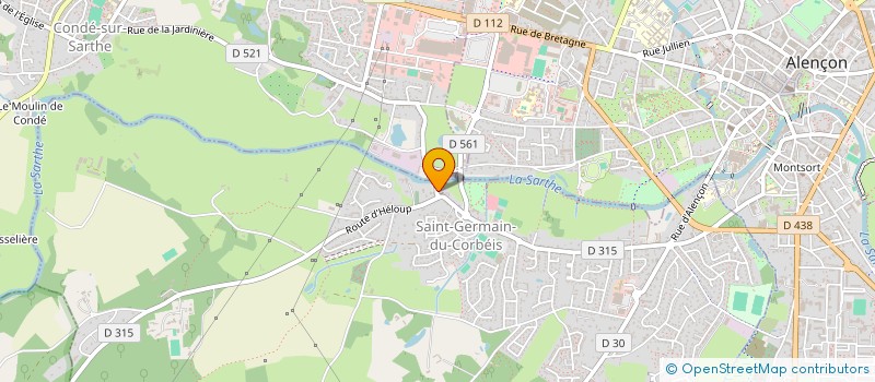 localisation de l'entreprise LES AMIS DU PATRIMOINE CORBENOIS à SAINT-GERMAIN-DU-CORBEIS