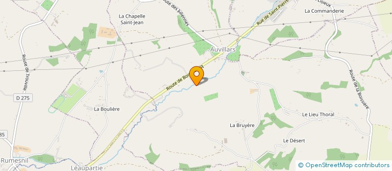 localisation de l'entreprise LES AMIS DU PATRIMOINE D'AUVILLARS  AUVILLARS