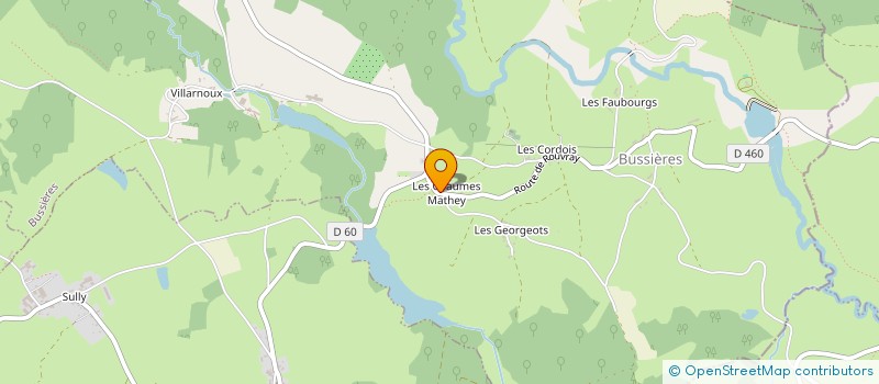 localisation de l'entreprise LES AMIS DU PATRIMOINE DE BUSSIERES  BUSSIERES