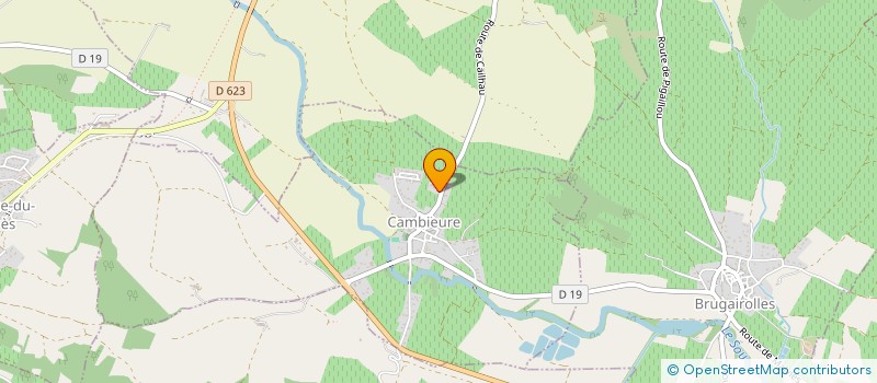 localisation de l'entreprise LES AMIS DU PATRIMOINE DE CAMBIEURE  CAMBIEURE