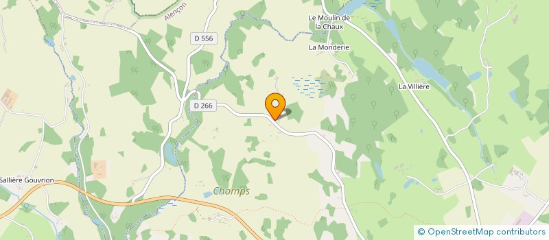localisation de l'entreprise LES AMIS DU PATRIMOINE DE FONTENAY LES LOUVETS à L'OREE-D'ECOUVES