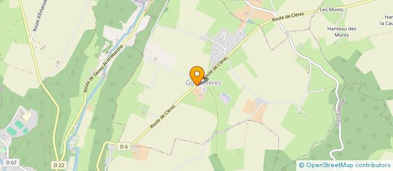 localisation de l'entreprise LES AMIS DU PATRIMOINE DE GOUPILLIERES  GOUPILLIERES