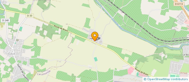 localisation de l'entreprise LES AMIS DU PATRIMOINE DE GREZES-HERMINIS à CARCASSONNE