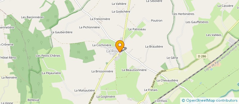 localisation de l'entreprise LES AMIS DU PATRIMOINE DE LA ROUGE à VAL-AU-PERCHE