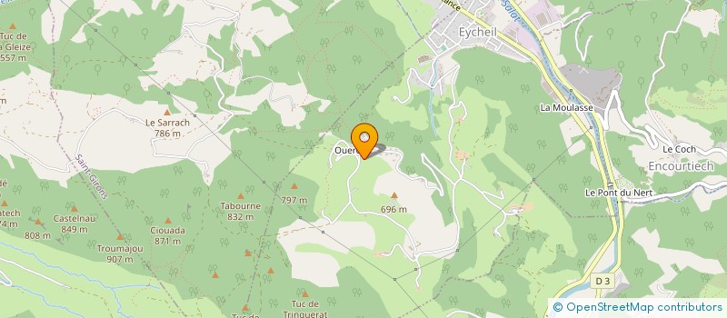 localisation de l'entreprise LES AMIS DU PATRIMOINE DE MONTJOIE EN COUSERANS à MONTJOIE-EN-COUSERANS