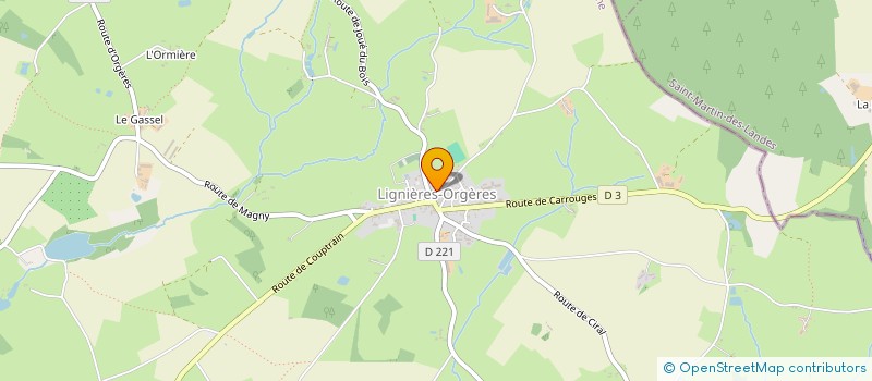 localisation de l'entreprise LES AMIS DU PATRIMOINE DE SAINT CYR EN PAIL  SAINT-CYR-EN-PAIL