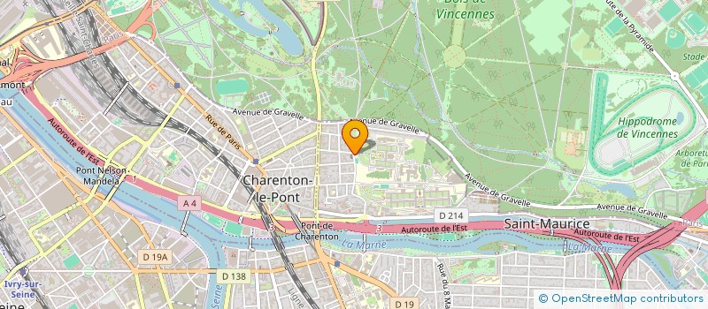 localisation de l'entreprise LES AMIS DU PAVILLON A  PHILANTROP A à SAINT-MAURICE