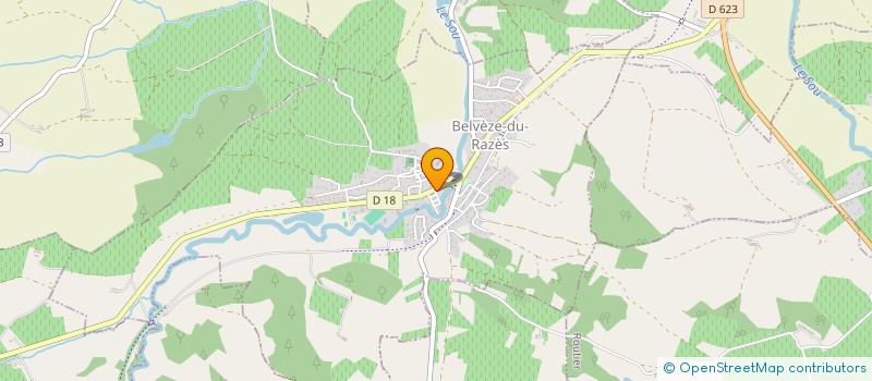 localisation de l'entreprise LES AMIS DU PAYS D'ASSIKOI à BELVEZE-DU-RAZES
