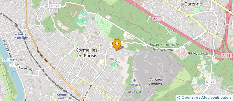 localisation de l'entreprise LES AMIS DU PEINTRE ALEXIS JOSEPH MAZEROLLE  CORMEILLES EN PARISIS