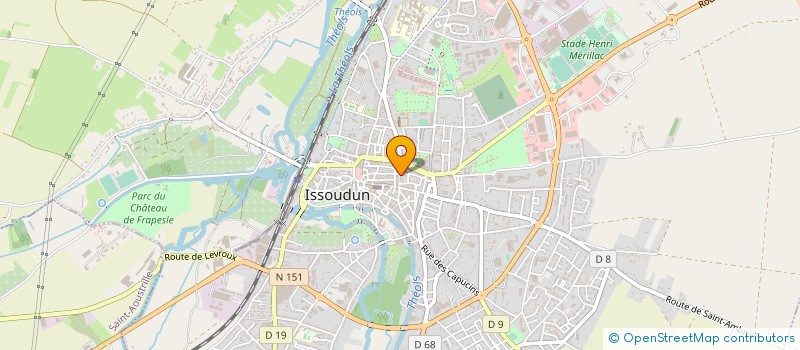 localisation de l'entreprise LES AMIS DU PELERINAGE ISSOUDUN à ISSOUDUN