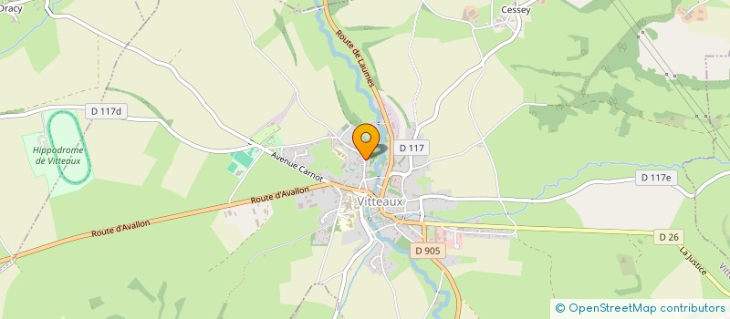 localisation de l'entreprise LES AMIS DU PERE MARCEL LUEDI NGOYI-AMBS (APML)  VITTEAUX