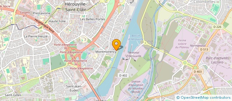 localisation de l'entreprise LES AMIS DU PETIT LOURDES  HEROUVILLE-SAINT-CLAIR