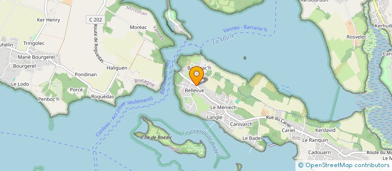 localisation de l'entreprise LES AMIS DU PORT ANNA à SENE