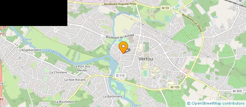 localisation de l'entreprise LES AMIS DU PRIEURE à VERTOU