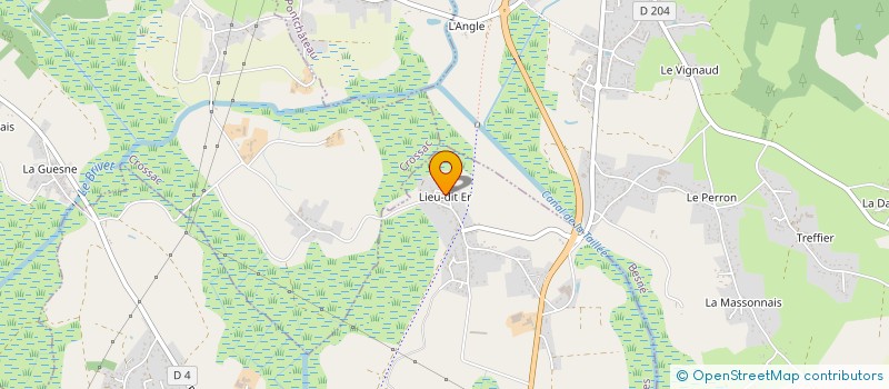 localisation de l'entreprise LES AMIS DU PRIEURE D'ER  DONGES