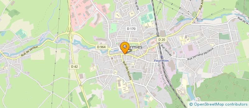 localisation de l'entreprise LES AMIS DU PUB 13  FOURMIES