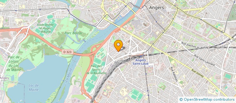 localisation de l'entreprise LES AMIS DU QUATUOR ACCOLADE à ANGERS