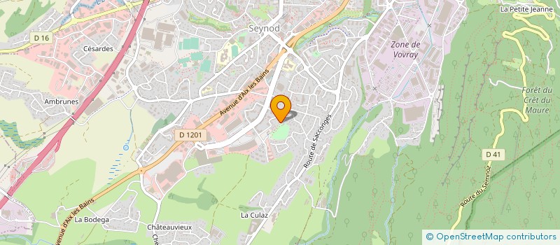 localisation de l'entreprise LES AMIS DU QUATUOR ANNESCI à ANNECY