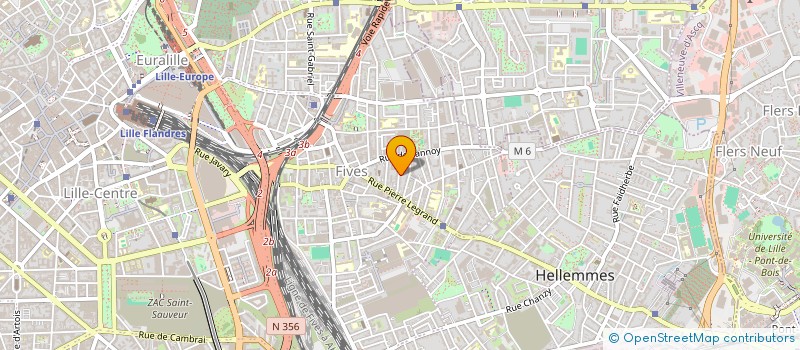 localisation de l'entreprise LES AMIS DU QUATUOR CLARINETTES ALIENOR à LILLE