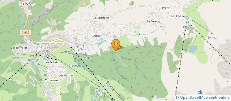 localisation de l'entreprise LES AMIS DU RANCH DE LA CLUSAZ à LA CLUSAZ