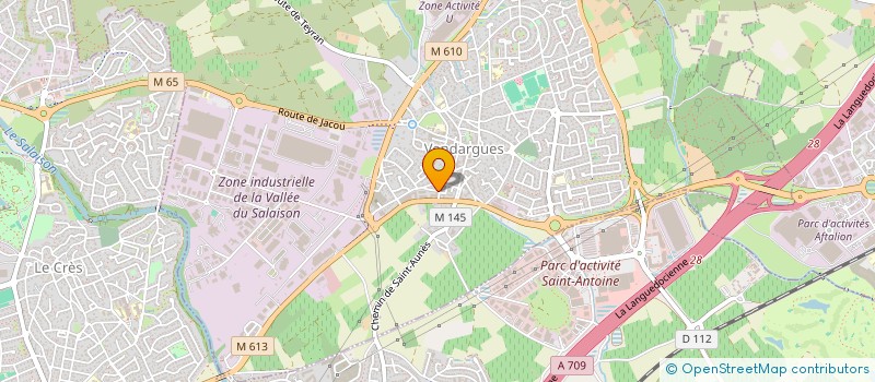 localisation de l'entreprise LES AMIS DU RANCH SOTTISE à VENDARGUES